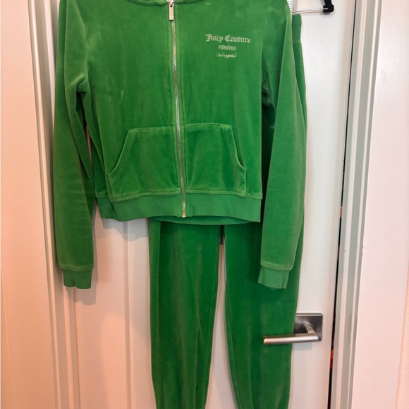 Juicy Couture Pants - Limited Edition Juicy Couture Re-Release Vibrant Green Velour Set